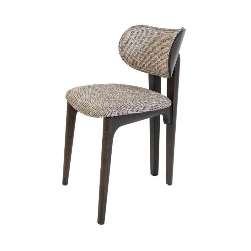 Chaise design en bois foncé modèle Efsane – idéale pour salle à manger contemporaine